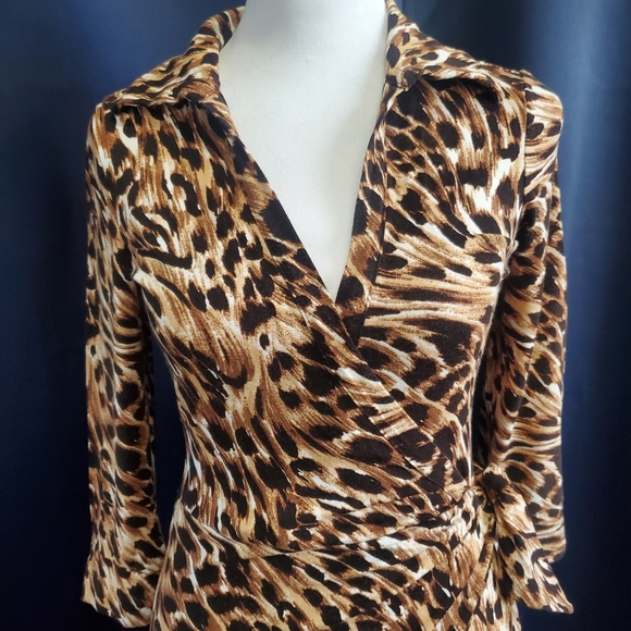 Very us Cheetah Print Shorts Romper - Picture 2 of 13